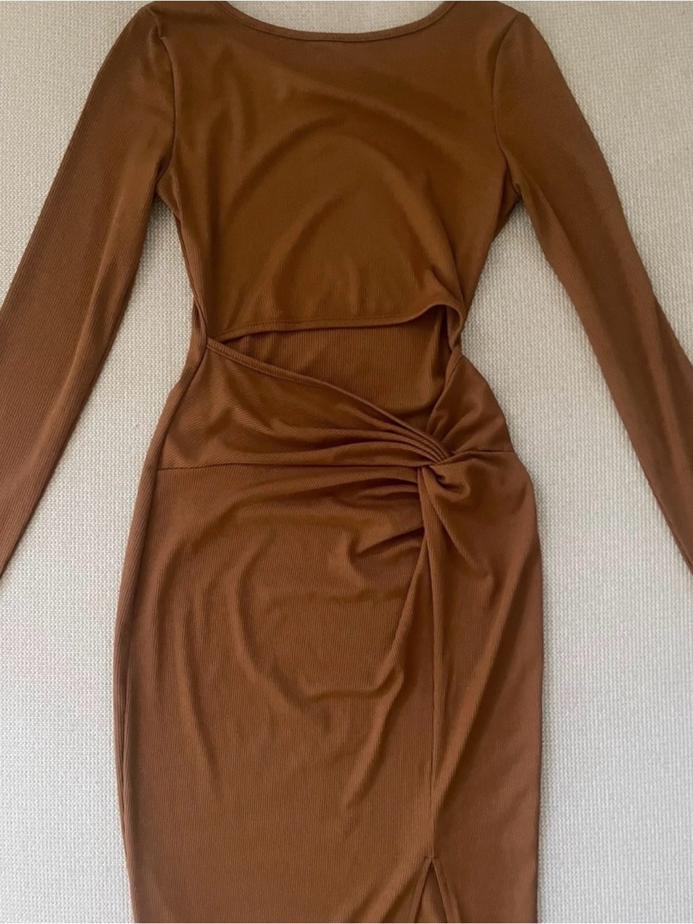 Brown Midi Dress